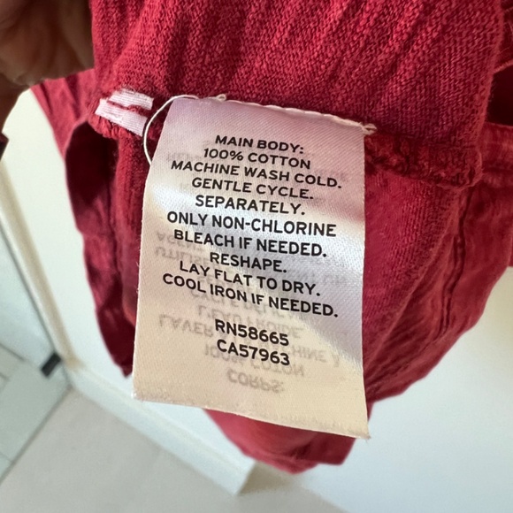 Men's Treasure & Bond Red T-Shirt - Picture 4 of 4